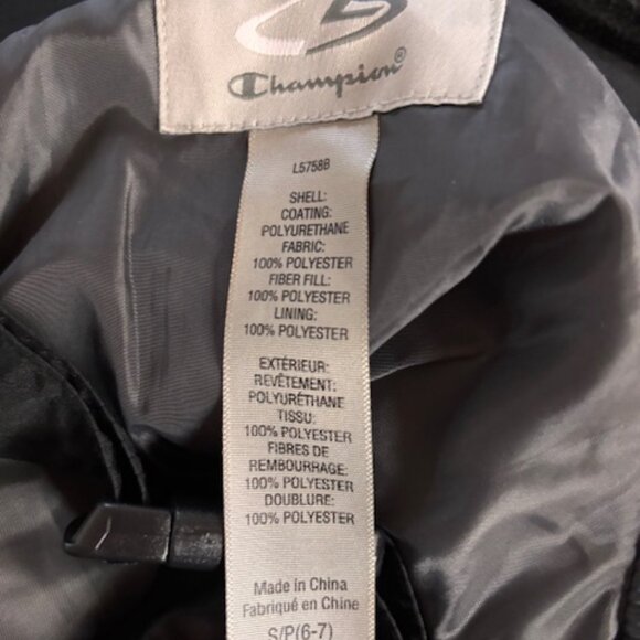 Champion Black Venture Dry Bib Overall ski/snow pants Child 6/7 - Picture 3 of 4